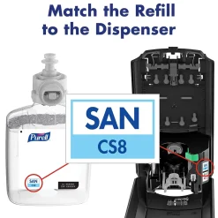 Purell CS8 Automatic Wall Mounted Hand Sanitizer Dispenser Graphite (7824-01)