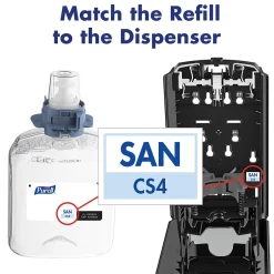 Purell CS4 Wall Mounted Hand Sanitizer Dispenser, Graphite (5124-01)