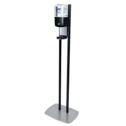 Purell ES8 Automatic Floor Stand Hand Sanitizer Dispenser, Graphite/Black (7218-DS)