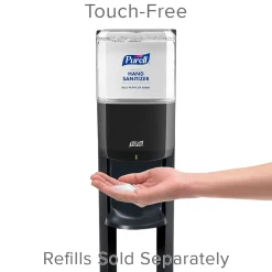Purell ES8 Automatic Floor Stand Hand Sanitizer Dispenser, Graphite/Black (7218-DS)