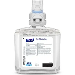 Purell Healthcare Advanced ULTRA NOURISHING Foaming Hand Sanitizer Refill for ES8 Dispenser, 1200 mL., 2/Carton (7756-02)