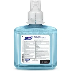 Purell HEALTHY SOAP Antibacterial Liquid Hand Soap Refill for ES6 Dispenser, Light Scent, 1200 ml, 2/Carton (6480-02)