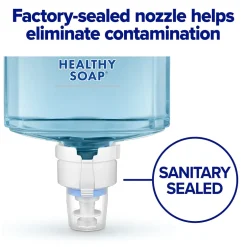 Purell HEALTHY SOAP Antibacterial Liquid Hand Soap Refill for ES6 Dispenser, Light Scent, 1200 ml, 2/Carton (6480-02)