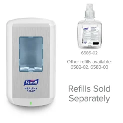 Purell HEALTHY SOAP CS6 Automatic Wall Mounted Hand Soap Dispenser, White (6530-01)