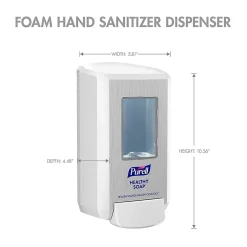 Purell HEALTHY SOAP CS4 Wall Mounted Hand Soap Dispenser, White (5130-01)