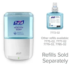 Purell HEALTHY SOAP ES8 Automatic Wall Mounted Hand Soap Dispenser, White (7730-01)