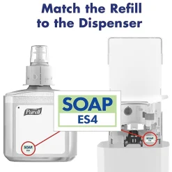 Purell HEALTHY SOAP ES4 Wall Mounted Hand Soap Dispenser, White (5030-01)
