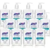 Purell 2in1 Moisturizing Advanced 70% Alcohol Gel Hand Sanitizer, 12 oz, 12/Carton (3698-12 CT)