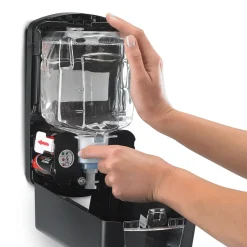 Purell LTX 12 Automatic Wall Mounted Hand Sanitizer Dispenser, Chrome/Black (1928-04)