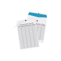 Quality Park Button & String Inter-Departmental Envelope 10" x 13", White Wove, 100/Box (QUA63663)* Business