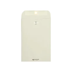 Quality Park Clasp & Moistenable Catalog Envelopes, 6.5" x 9.5", Gray, 100/Box (QUA38563)* Catalog