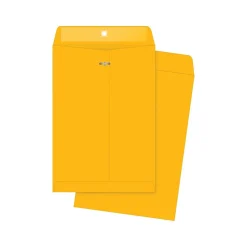 Quality Park Clasp & Moistenable Glue Kraft Catalog Envelopes, 7" x 10", Brown Kraft, 100/Box (QUA37868)* Catalog