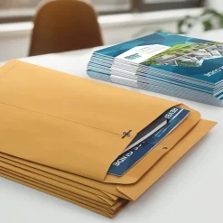 Quality Park Clasp & Moistenable Glue Kraft Catalog Envelopes, 9
