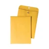 Quality Park Clasp & Moistenable Glue Kraft Catalog Envelopes, 10" x 13", Brown Kraft, 100/Box (QUA37897)* Catalog