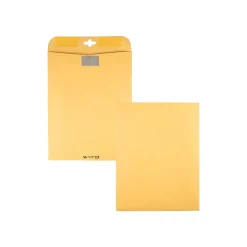 Quality Park ClearClasp Redi-Tac Kraft Catalog Envelopes, 10