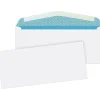 Quality Park Flap-Stik V-Flap Security Tinted #10 Business Envelope, 4 1/2" x 9 1/2", White, 500/Box (90030)* Security Tinted