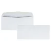 Quality Park Gummed #10 Business Envelopes, 4 1/8" x 9 1/2", White Wove, 1000/Carton (QUA90020B)* Business