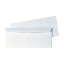 Quality Park Gummed #10 Business Envelopes, 4 1/8" x 9 1/2", White Wove, 500/Box (QUA90020)* Business
