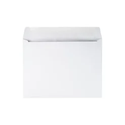 Quality Park Gummed Booklet Envelopes, 9" x 12", White Wove, 250/Box (QUA37682)* Business