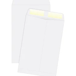 Quality Park Gummed Catalog Envelope, 6" x 9", Woven White, 500/Box (40788)* Catalog