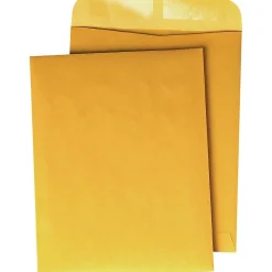 Quality Park Gummed Kraft Open-End Catalog Envelopes, 9" x 12", Brown, 100/Bx (QUA41467)* Catalog