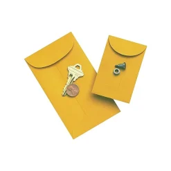 Quality Park Kraft #1 Envelope 2 1/4" x 3 1/2", Light Brown, 500/Box (QUA50160)* Business