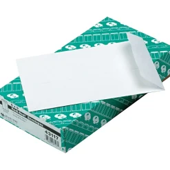 Quality Park Redi-Seal Catalog Envelope, 6" x 9", White, 100/Box (43117)* Catalog