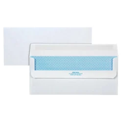 Quality Park Redi-Seal Security Tinted Business Envelopes, 4 1/8" x 9 1/2", White, 500/Box (QUA11218)* Security Tinted