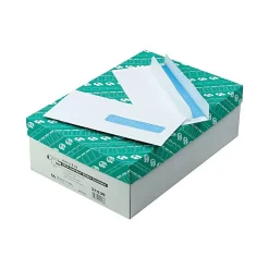 Quality Park Redi-Seal Security Tinted Window Envelope, 4 1/2" x 9 1/2", Woven White, 500/Box (21438)* Security Tinted