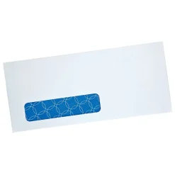 Quality Park Redi-Strip Security Tinted #10 Business Window Envelopes, 4 1/8" x 9 1/2", White Wove, 500/Box (90119)* Security Tinted