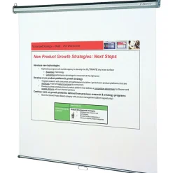 Projector Screens<Quartet 136" Manual Tripod Projector Screen, White (696S)