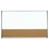 Online Arc Cubicle Cork & Dry Erase Whiteboard, Aluminum Frame, 2.5' x 1.5' (ARCCB3018) Bulletin