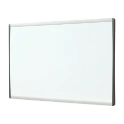Hot Arc Cubicle Painted Steel Dry-Erase Whiteboard, Aluminum Frame, 2' x 1' (ARC2414) Dry Erase