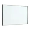 Clearance Arc Cubicle Painted Steel Dry-Erase Whiteboard, Aluminum Frame, 1' x 1' (ARC1411) Dry Erase