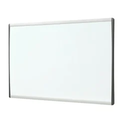 Clearance Arc Cubicle Painted Steel Dry-Erase Whiteboard, Aluminum Frame, 1' x 1' (ARC1411) Dry Erase