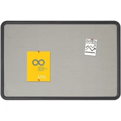 Discount Contour Fabric Bulletin Board, Black Frame, 2'H x 3'W (7693G) Bulletin