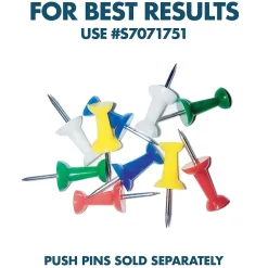 Hot Cork Enclosed Bulletin Board, Aluminum Frame, 3'H x 6'W (2366) Bulletin