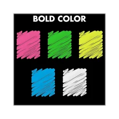 Quartet Dry Erase Markers, White/Neon Pink/Neon Green/Neon Blue/Neon Yellow, 6/Pack (79559Q) Clearance