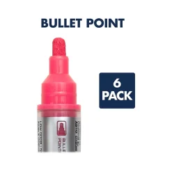 Quartet Dry Erase Markers, White/Neon Pink/Neon Green/Neon Blue/Neon Yellow, 6/Pack (79559Q) Clearance