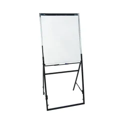 Hot Futura Flip Chart Easel, 67", Black Metal (QT351900) Dry Erase