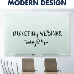 Infinity Glass Dry-Erase Whiteboard, 6' x 4' (G7248F) Dry Erase