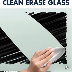 Infinity Glass Dry-Erase Whiteboard, 6' x 4' (G7248F) Dry Erase