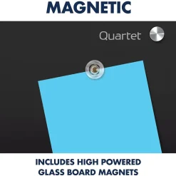 Outlet Infinity Magnetic Glass Dry-Erase Whiteboard, Black, 8' x 4' (G9648B) Dry Erase