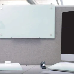 Clearance Infinity Magnetic Glass Cubicle Dry-Erase Whiteboard, 2.5' x 2' (PDEC1830) Dry Erase