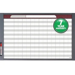 Hot InView Total Erase Dry-Erase Whiteboard, Steel Frame, 3' x 2' (72982) Dry Erase