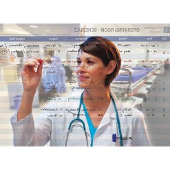 Hot InView Total Erase Dry-Erase Whiteboard, Steel Frame, 3' x 2' (72982) Dry Erase