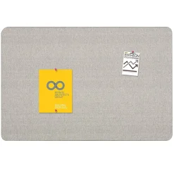 Online Oval Office Fabric Bulletin Board, Frameless, 3'H x 4'W (7684G) Bulletin