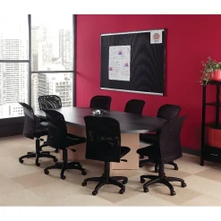 New Prestige Foam Bulletin Board, Aluminum Frame, 3'H x 4'W (B344A) Bulletin