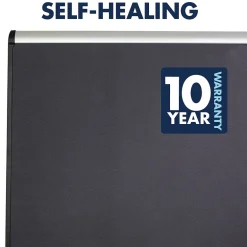 Online Prestige Plus Magnetic Fabric Bulletin Board, Aluminum Frame, 4'H x 6'W (MB547A) Bulletin