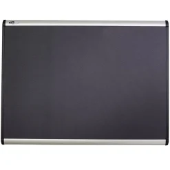 Online Prestige Plus Magnetic Fabric Bulletin Board, Aluminum Frame, 4'H x 6'W (MB547A) Bulletin